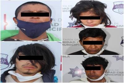 Narcomenudistas fueron asegurados tras operativos en Puebla