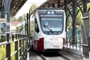Suspenden servicio del Tren Turístico de Puebla-Cholula