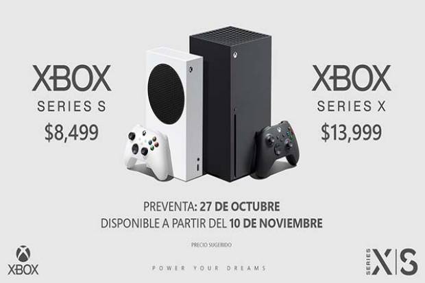 Ya hay fecha para las preventas del Xbox Series X y S en México