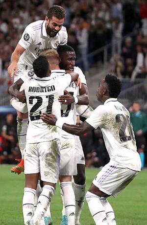 Real Madrid, a paso de campeón; pone el 2-0 ante Leipzig en la Champions
