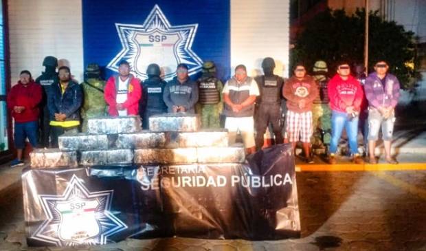 Cayeron traficantes chiapanecos con más de 100 kilos de cocaína en Puebla
