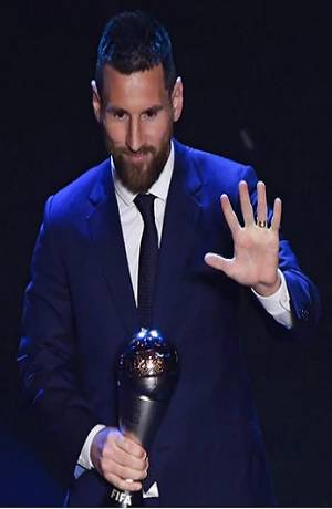 Messi es el ganador del premio The Best de la FIFA