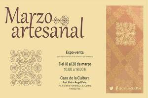 Casa de Cultura de Puebla, sede de la expo-venta &quot;Marzo Artesanal&quot;
