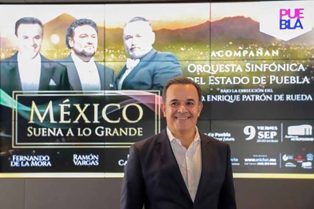 Fernando de la Mora y los mejores tenores en Puebla: &quot;México Suena a lo Grande&quot;