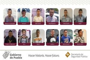 SSP Puebla captura a 64 delincuentes de grupos delictivos de Tehuacán