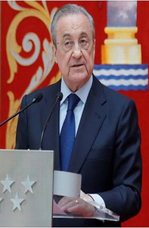 Florentino Pérez, presidente del Real Madrid, dio positivo a COVID-19