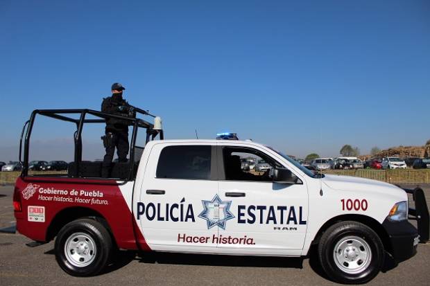 Patrullas de Policía Estatal protagonizaron colisiones en Puebla