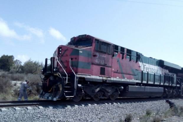 Saquearon tren en Cañada Morelos; se llevaron botellas de licor y madera