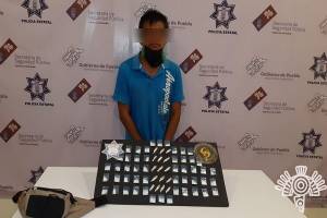 Policía Estatal detiene a narcovendedor de &quot;El Shisha&quot; en Tehuacán