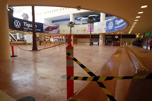 Cerrados cerca de 600 comercios en plazas comerciales de Puebla por pandemia