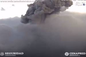 Explosión del Popocatépetl generó estruendo hasta Cholula