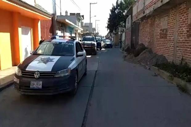 Robo de pipa desató balacera en Texmelucan; un policía lesionado