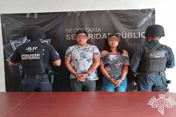 Vendían autopartes robadas en la 46 Poniente; fueron capturados en Xochimehuacán