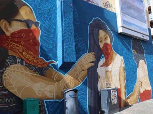 ¿Por qué la Policía francesa censuró mural mexicano?