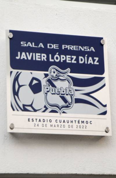 Club Puebla: Sala de prensa del Cuauhtémoc es nombrada &quot;Javier López Díaz&quot;