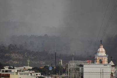 Incendio de pastizales se registró en inmediaciones de la XXV Zona Militar