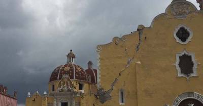 Lluvias afectan arte sacro de templos en la Mixteca dañados por el sismo