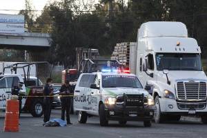 FOTOS: Sexagenario muere atropellado en la autopista Puebla-Orizaba