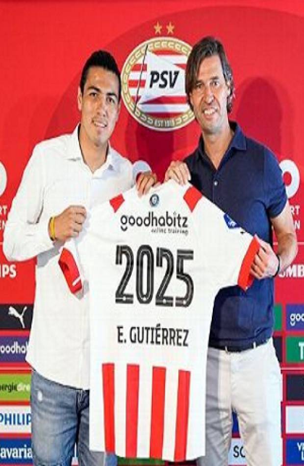 Erick Gutiérrez renueva contrato con el PSV hasta 2025
