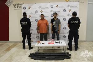 SSP detiene a ladrones de cable que delinquían en Puebla, Veracruz y Tlaxcala