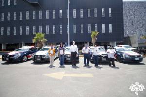 SSP Puebla entrega patrullas a cinco municipios