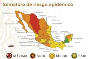 Federación deja a Puebla en semáforo amarillo dos semanas más