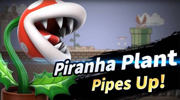 Ya puedes jugar con Piranha Plant en Super Smash Bros. Ultimate