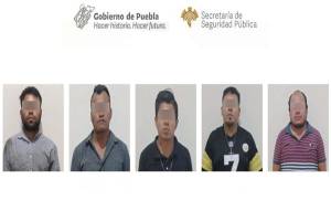 Cae banda de asaltantes a transporte público en Puebla