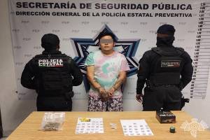 Policía captura a narcomenudista con más de 50 dosis de droga en Sanctorum