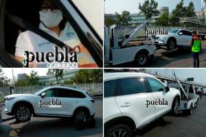 Dirigente del PAN ignora el Hoy no circula en Puebla y mandan su vehículo al corralón
