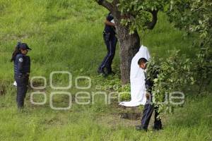 Mujer se ahorcó en barranca aledaña al Cobach U-15 de Rivera Anaya