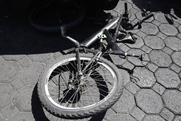 Ciclista murió atropellado en la carretera federal a México, en Huejotzingo