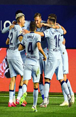 Atlético de Madrid goleó 5-0 al Osasuna; Herrera fue titular