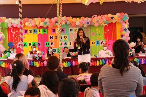 SEDIF Puebla y Cultura celebraron a niñas y niños de casas de asistencia