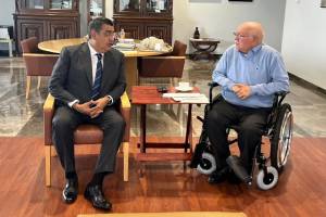 Gobernador Céspedes se reúne con titulares de ASF e IMSS