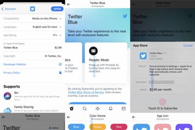Twitter Blue llega a la App Store con un precio de 69 pesos al mes