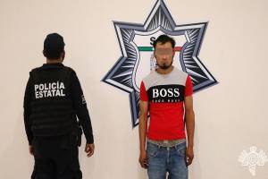 SSP Puebla detiene a vendedor de droga en San Francisco Ocotlán