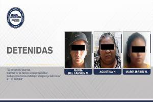 Incautan droga y especies animales protegidas en La Acocota; 3 mujeres detenidas