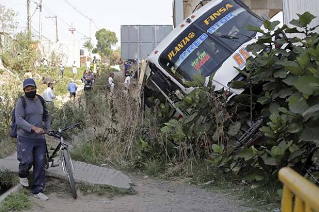 Ocho muertos y 125 lesionados dejan accidentes del transporte público en Puebla Capital