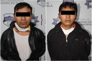 SSC Puebla capturó a sujetos robaron vehículo a chofer de DiDi en San Antonio Abad