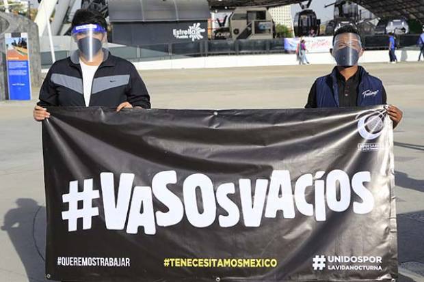 Dueños de antros y bares piden reapertura en Puebla