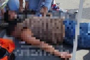 Mueren padre e hijo tras accidente entre moto y patrulla de la SSP en El Verde