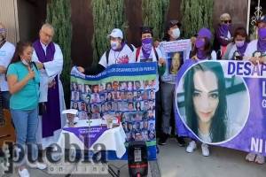 VIDEO: Exigen justicia y búsqueda de mujeres desaparecidas en Puebla