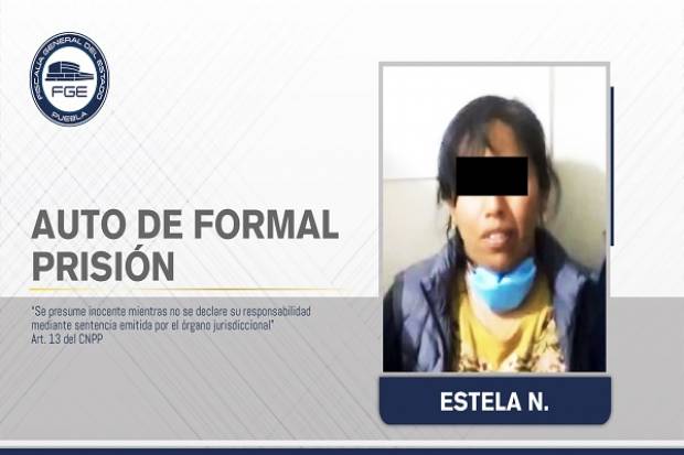 Formal prisión a mujer que mató a balazos a su esposo tras discutir en Puebla