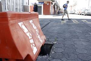 Se duplican robos de material de servicios públicos en Puebla capital