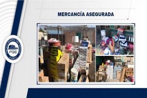 Mercancía y vehículos robados fueron decomisados tras cateo en Tecamachalco
