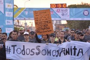 Runners rindieron homenaje a Anita, mujer asesinada en ciclopista de Puebla