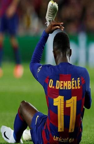 Dembelé dice adiós a la temporada con los culés