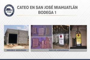 Aseguran más de 67 mil litros de alcohol adulterado en Miahuatlán, Puebla