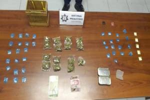 Cómplices del &quot;Pelón del Sur&quot; son capturados en Puebla con más de 50 dosis de droga